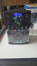 Singing Machine Karaoke System SML385BTBK W/LED Disco Lights CDG/BT Microphone