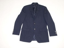 Michael Kors Men's Blazer Size 38 Regular Navy Blue Wool Blend 2 Button Jacket R