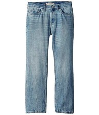 NEW KIDS LEVIS BLUE JEANS 505 REGULAR STRAIGHT LEG 91R505 L34 SIZE 8 24 22