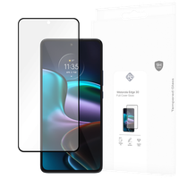 Panzerfolie Schutzglas Motorola Edge 30 Displayschutz - Cazy - Schwarz