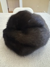 Vintage Women’s Mink Fur Hat – Kates Canada – Union Made – Size 58 cm / 7¼