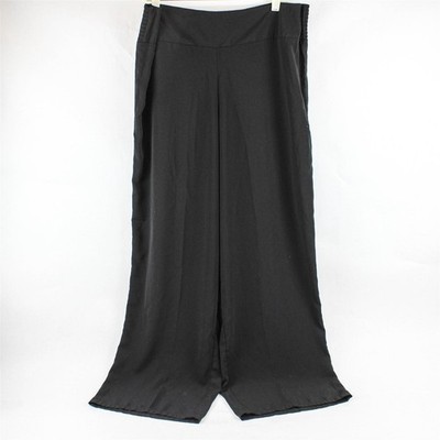 Apt 9 Schwarze Stoffhose Damen XL Mit Elastischem Bund Locker Breitbein