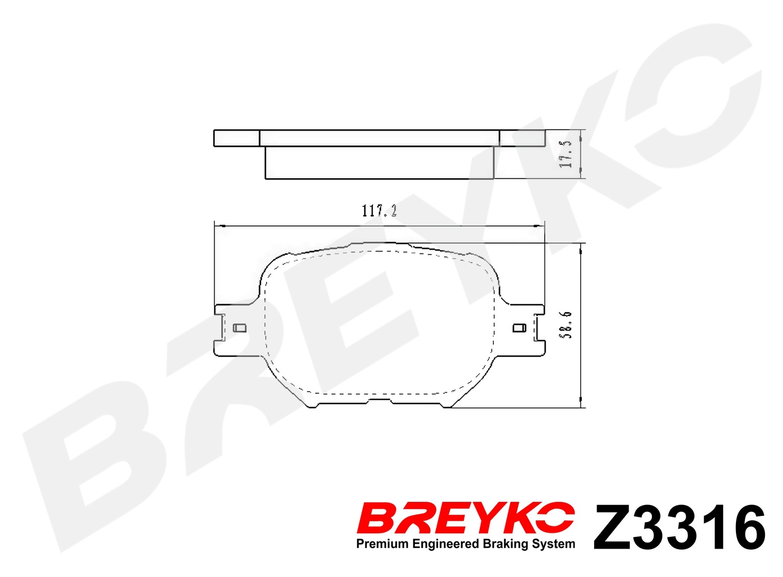 Fits VASCO BREYKO Z3316 PADS Z