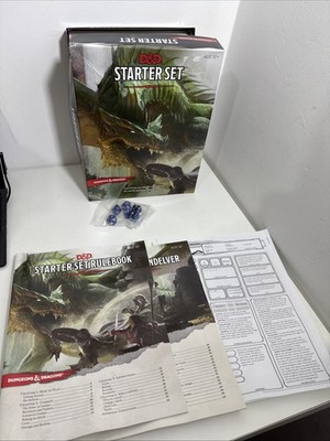 Dungeons & Dragons Starter Set D&D Lost Mine Of Phandelver Boxed Game Complete