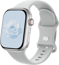 Silicone Band Compatible with Apple Watch 41Mm 38Mm 40Mm 49Mm 46Mm 45Mm 42Mm 44M