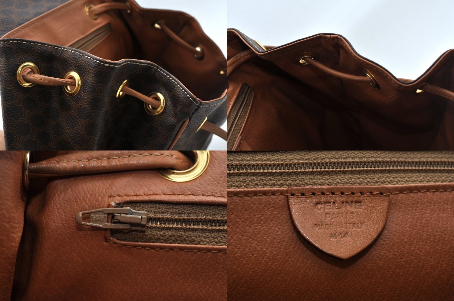 CELINE Celine Macadam Blazon Pattern Backpack PVC… - image 9