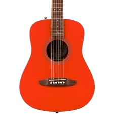 Fender California Standard Redondo Mini Acoustic Guitar Fiesta Red