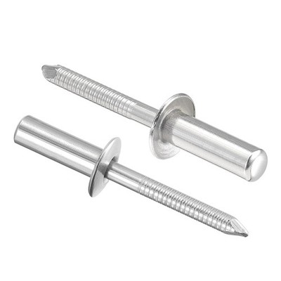 uxcell Blind Rivets, 304 Stainless Steel Pull Rivets Core 6.4mm x 20mm