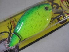 Strike King KVD2.5 476 Chartreuse Blue/Black Splitter Bag New Lures