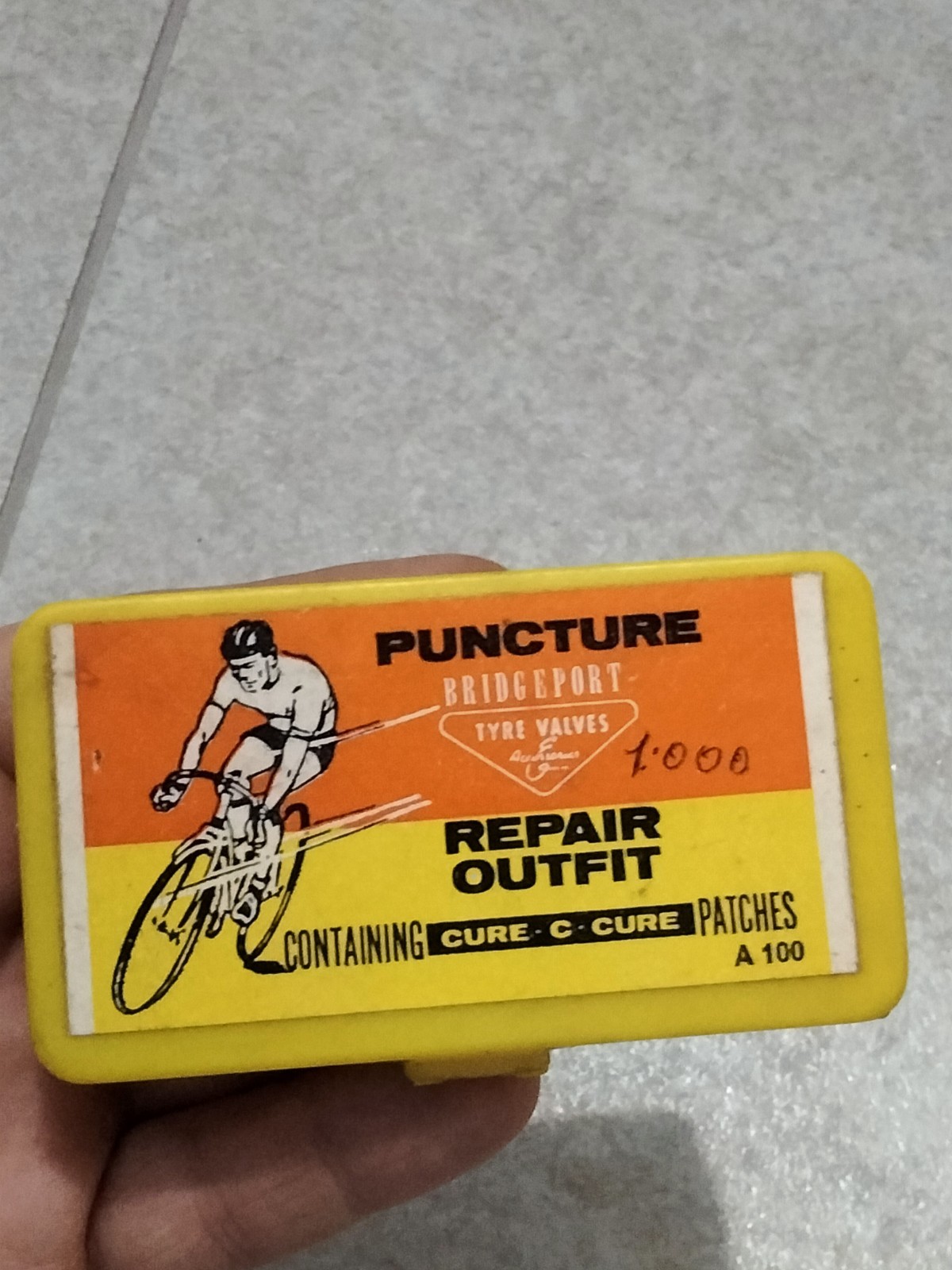 Bici Da Corsa Kit Riparazione Vintage Puncture Brudgeport Tyre Valves Eroica '70 foto 2