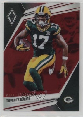 2019 Panini Phoenix Red 52/299 Davante Adams #72 4f5