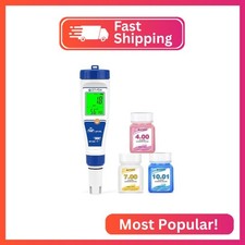 Digital Pool Chlorine Salt Tester, pH Salinity Meter for Pool Water