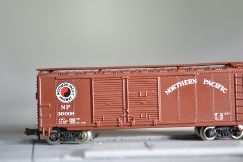 33196 Escala N ATLAS 40' BOX CAR NP NORTH PACIFIC | Zustand: Used