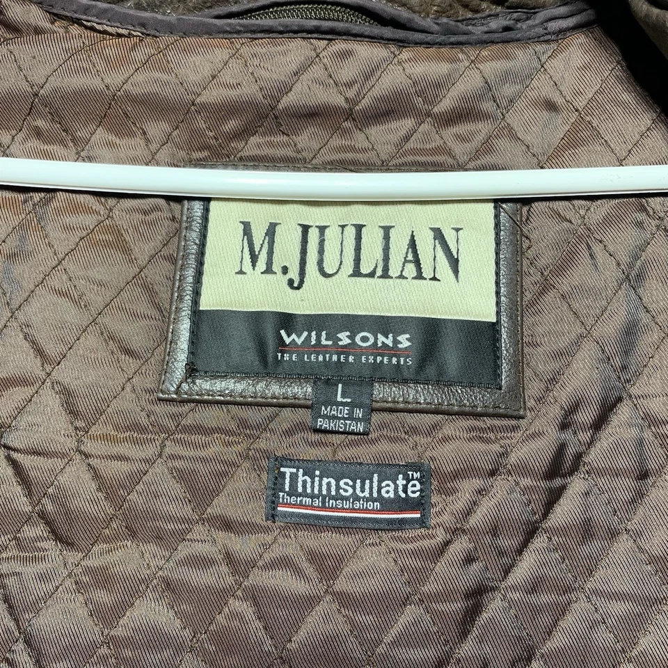 Chaqueta de cuero Supernatural Dean Winchester Wilsons para hombre L envejecida M Julian Foto 4 de 4