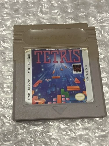 Tetris (Nintendo Game Boy, 1989) Cart Only / Tested.  Discoloured