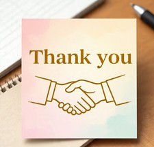 Thank You Card Printable  Floral Watercolor Digital Download  Gift Card