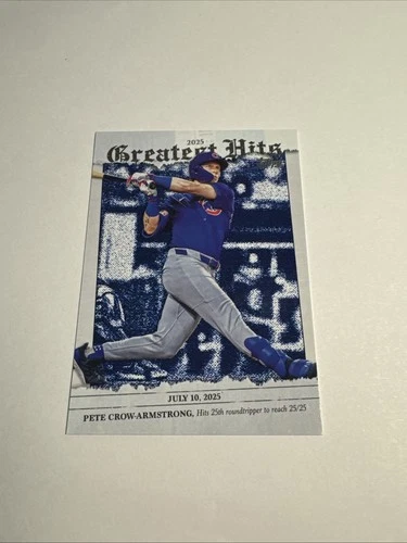 2026 Topps Series 1 Pete Crow-Armstrong Base (RAW)