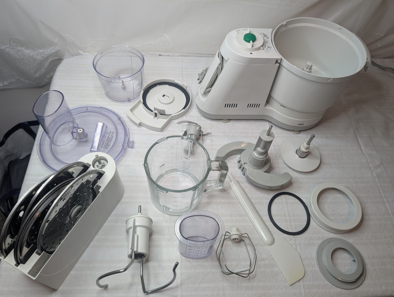 Licuadora Braun K1000 3210 jarra de vidrio procesador de alimentos - excelente estado
