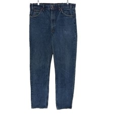 Vintage 90s Levis Blue Relaxed Fit Jeans 550 Orange Tab Stone Wash Men 36X35