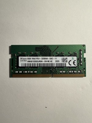 SK hynix 8GB DDR4-3200 SO-DIMM Laptop RAM PC4-3200AA HMA81GS6DJR8N
