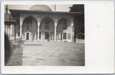 Antike 20er Jahre RPPC Postkarte: Bagdad Kiosk (Bağdat Köşkü), Istanbul - "AK" Logo