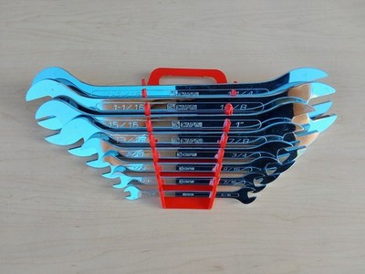 Capri Tools Super Thin Open End Wrench Set SAE 1/4'' - 1-1/4'' 8 Pieces FREE SHPNG