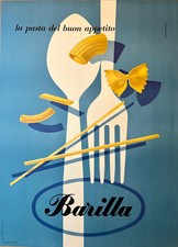 Charbon Herbert Barilla Affiches Vintage 70x100 Offer