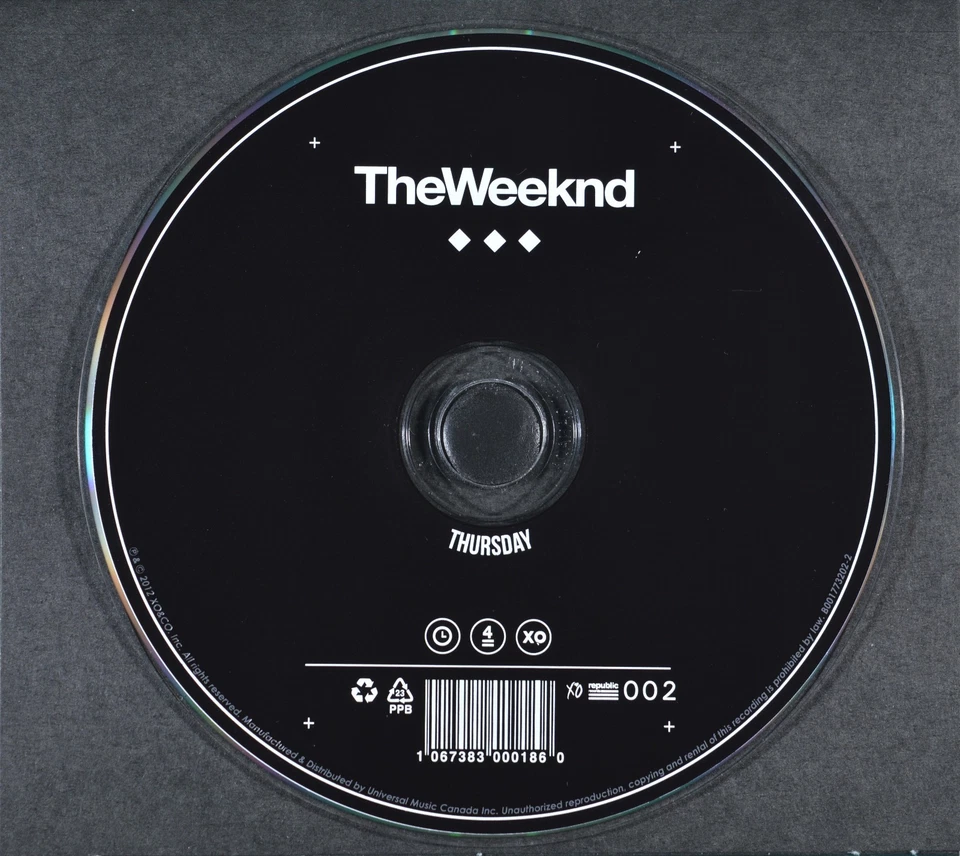 Trilogy by The Weeknd [Canada - 3CDs - XO&CO 2012 ] - NM (read) - Image 4 of 4