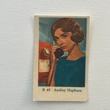 Audrey Hepburn #45 Dutch Gum B Set 1960s Vintage Non-Sport Trading Card
