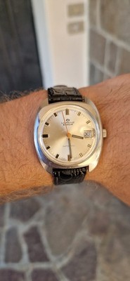 Lorenz Edox 1970 Automatik Stahl Herren 36 mm Sub Diver Swiss Made ETA 