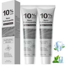 Hydroxyapatite Toothpaste, 2026 New Upgraded Formula 0.5 Ounce Pack of 2