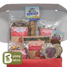 Rabbit Treat Box, Small Animal Forage, Bunny Gift, Nibble Treats, Boredom Buster