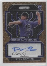 2022 Panini Prizm Rookie Bronze Donut Circle 15/15 Ryan Feltner #RA-RF Auto 10k8