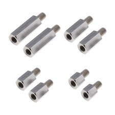 8 PCS M6 Male to Female Thread Stainless Steel Single Head Stud Hex Standoffs