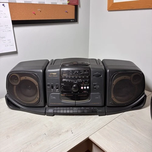 Fisher Studio Standard PH-D340 Retro Stereo System Radio CD Tape 90s Vintage