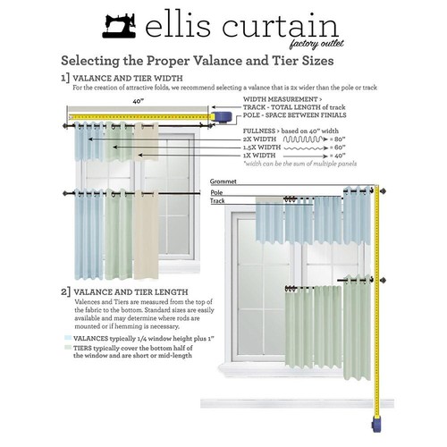 Ellis Curtain Madelyn Ruflled Victorian Swag for Windows 82" x 38" Sage - Picture 5 of 6