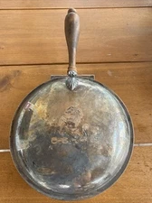 Vintage Sheffield Silver Co Silent Butler Crumb Catcher Dust Pan Lid