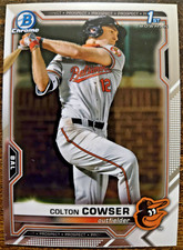 2021 Bowman Draft Chrome Colton Cowser 1st Rookie Card #BDC-166 Orioles RC