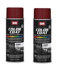 Sem 15063 Burgandy Vinyl Paint Color Coat Aerosol 2 Pack