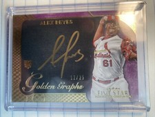 ALEX REYES 2017 Topps Five Star Golden Graphs Purple 12/25 Rookie Auto
