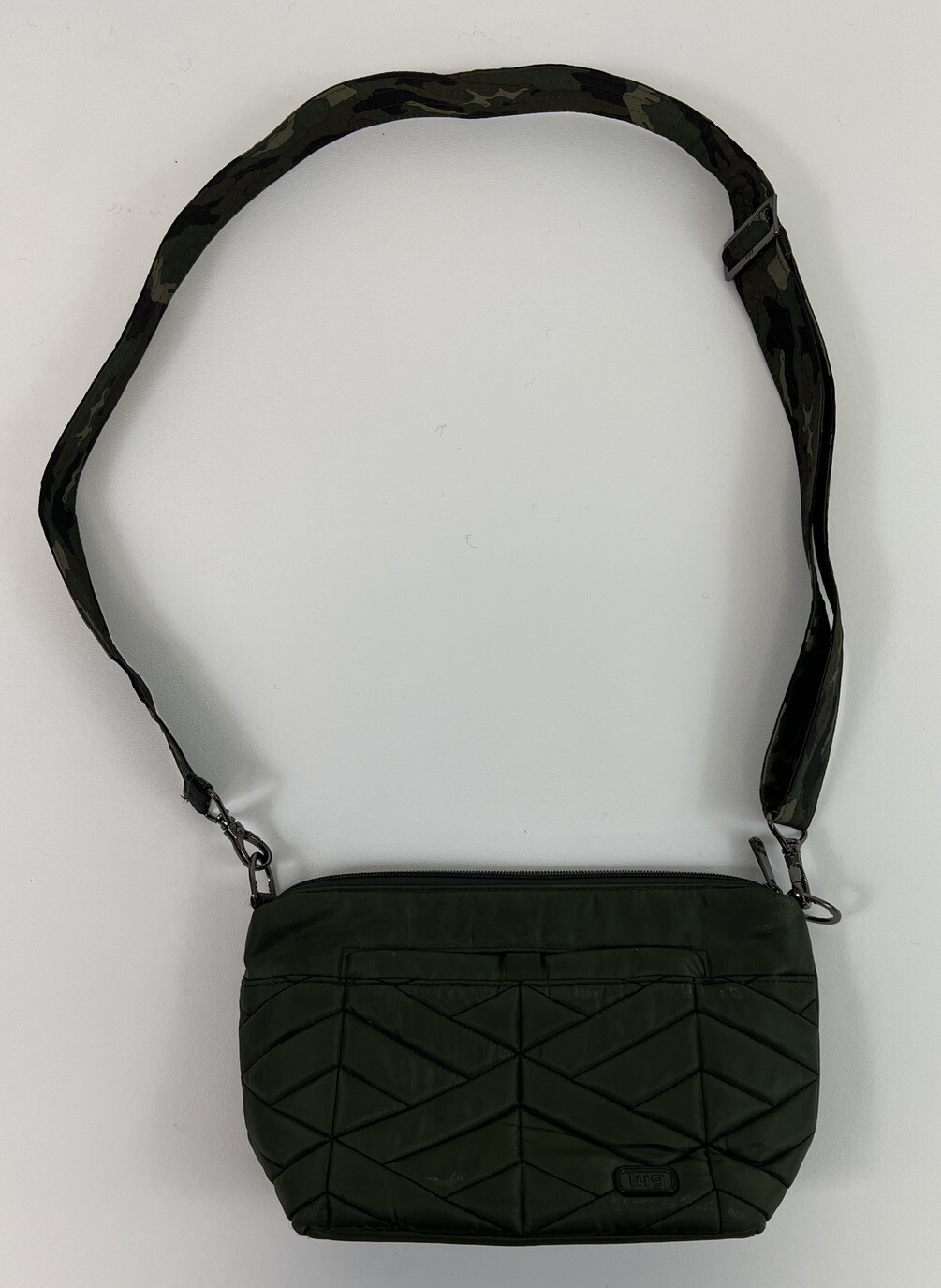 Lug Flare 2 Crossbody Bag Purse Olive Camouflage Green Adjustable Strap