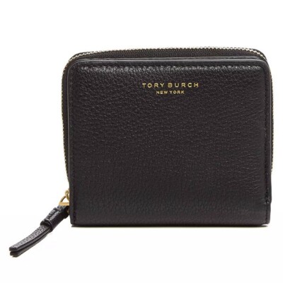Tory Burch Perry Bifold Wallet (Black) NWT