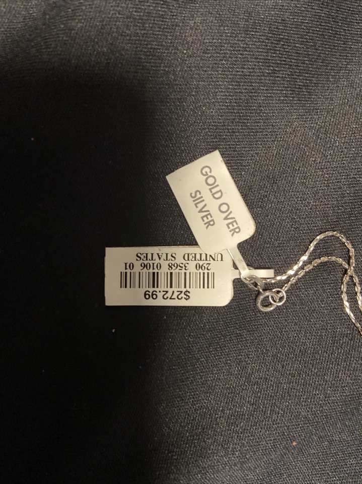 Collar chapado en oro 14K 18 pulgadas Foto 3 de 4