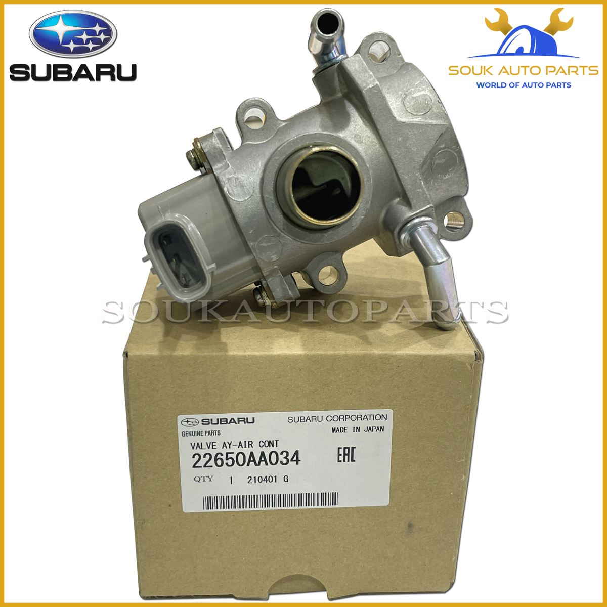 22650-AA034 Genuine Subaru VALVE AY-ASSY, CONTROL 22650AA034 OEM