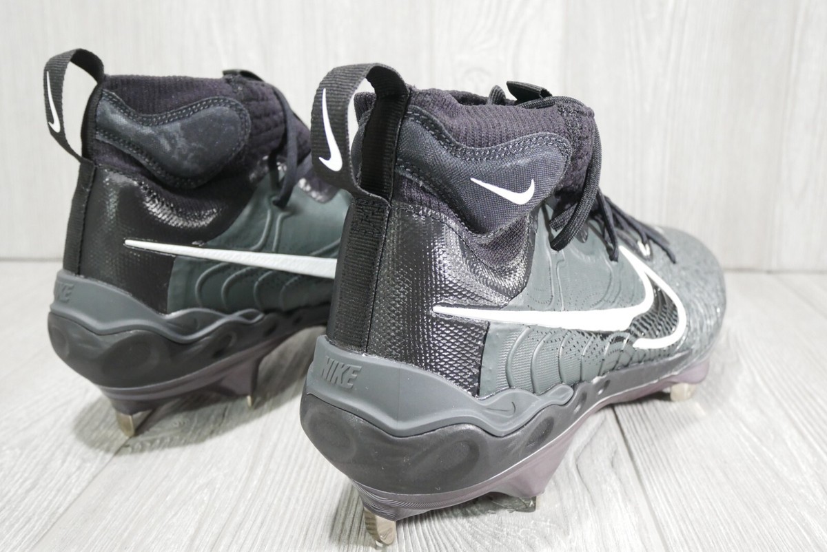 Nike Alpha Huarache NXT Black Metal Baseball Cleats DJ6517-010