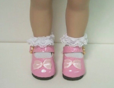 Pink Patent Mary Jane Doll Shoes For 10'' Ann Estelle Sophie Patsy (Debs)
