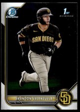 2022 Bowman #BCP-28 Brandon Valenzuela Chrome Prospects