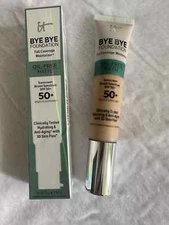 IT Cosmetics Bye Bye Foundation -Full Coverage Moisturizer 50 SPF- Free Shipping