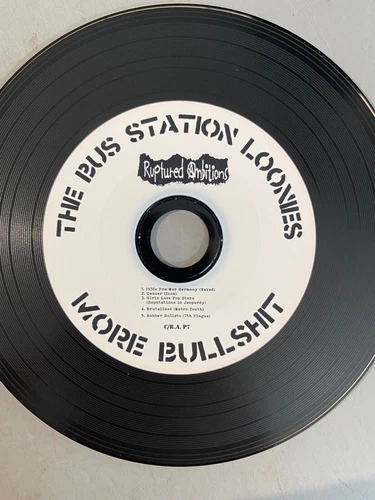 The Bus Station Loonies - More Bullshit CD EP Crass Records Covers Anarcho Punk