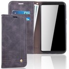 Wiko View XL Hülle Case Handy Cover Schutz Tasche Flip Schutzhülle Schale Grau